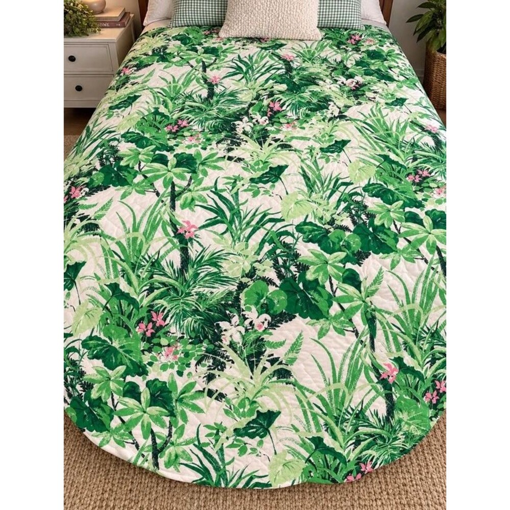 Vintage custom made bed spread
